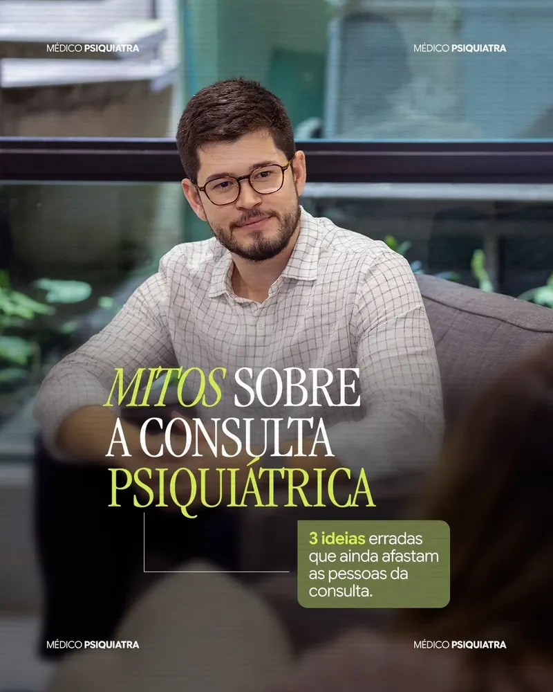 Mitos sobre a consulta psiquiátrica