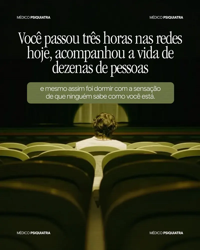 Você passou três horas nas redes hoje e ninguém sabe como você está